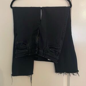 Mother Insider Crop Fray Not Guilty - Black 27